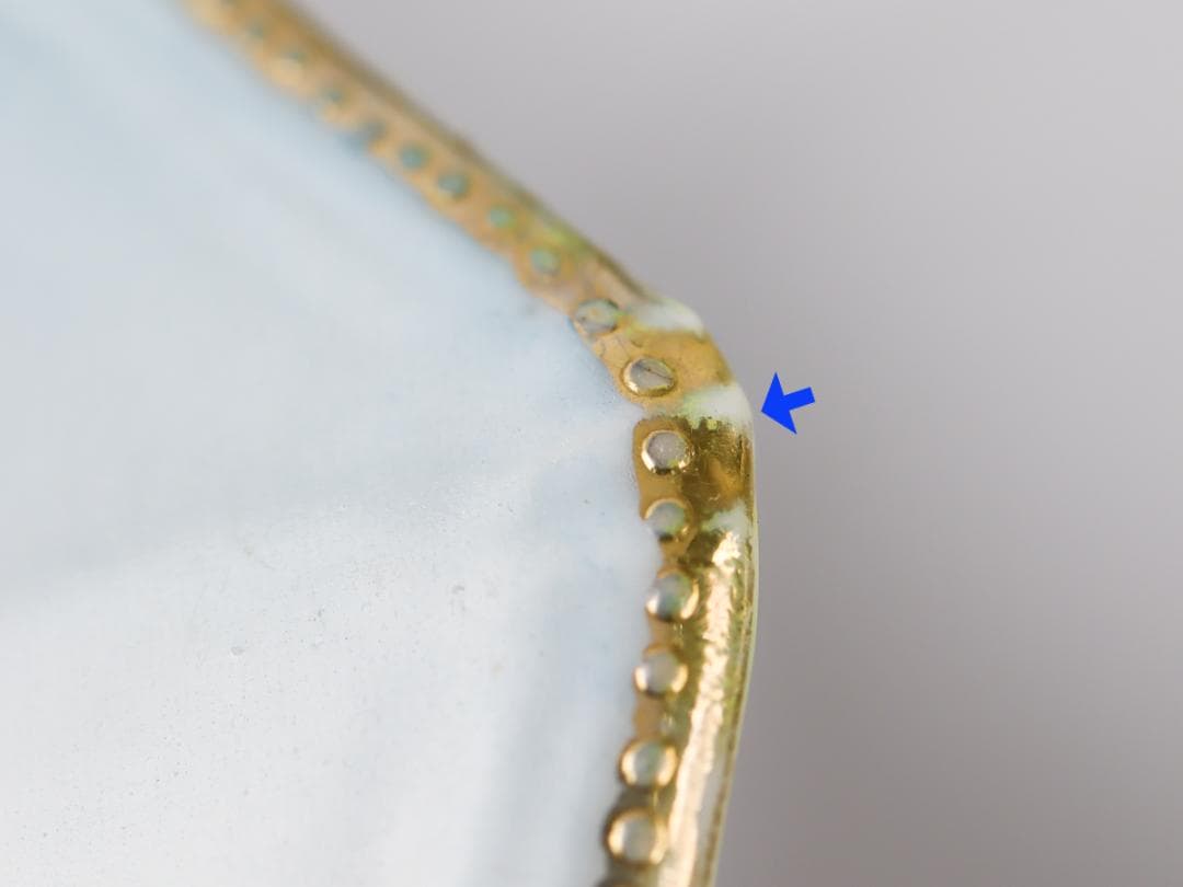 オールドノリタケ ハンドペイント 金彩薔薇絵 プレートセット 4枚 23cm