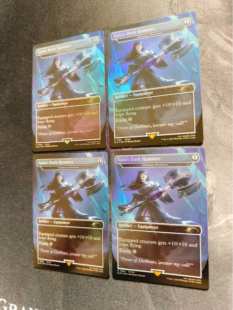 【foil】ガイアのイポスセスフィラ(巨像の鎚) 英語　4枚セット