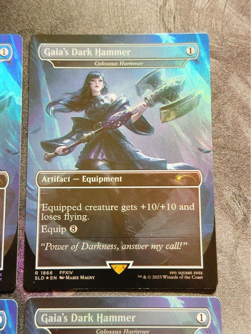 【foil】ガイアのイポスセスフィラ(巨像の鎚) 英語　4枚セット