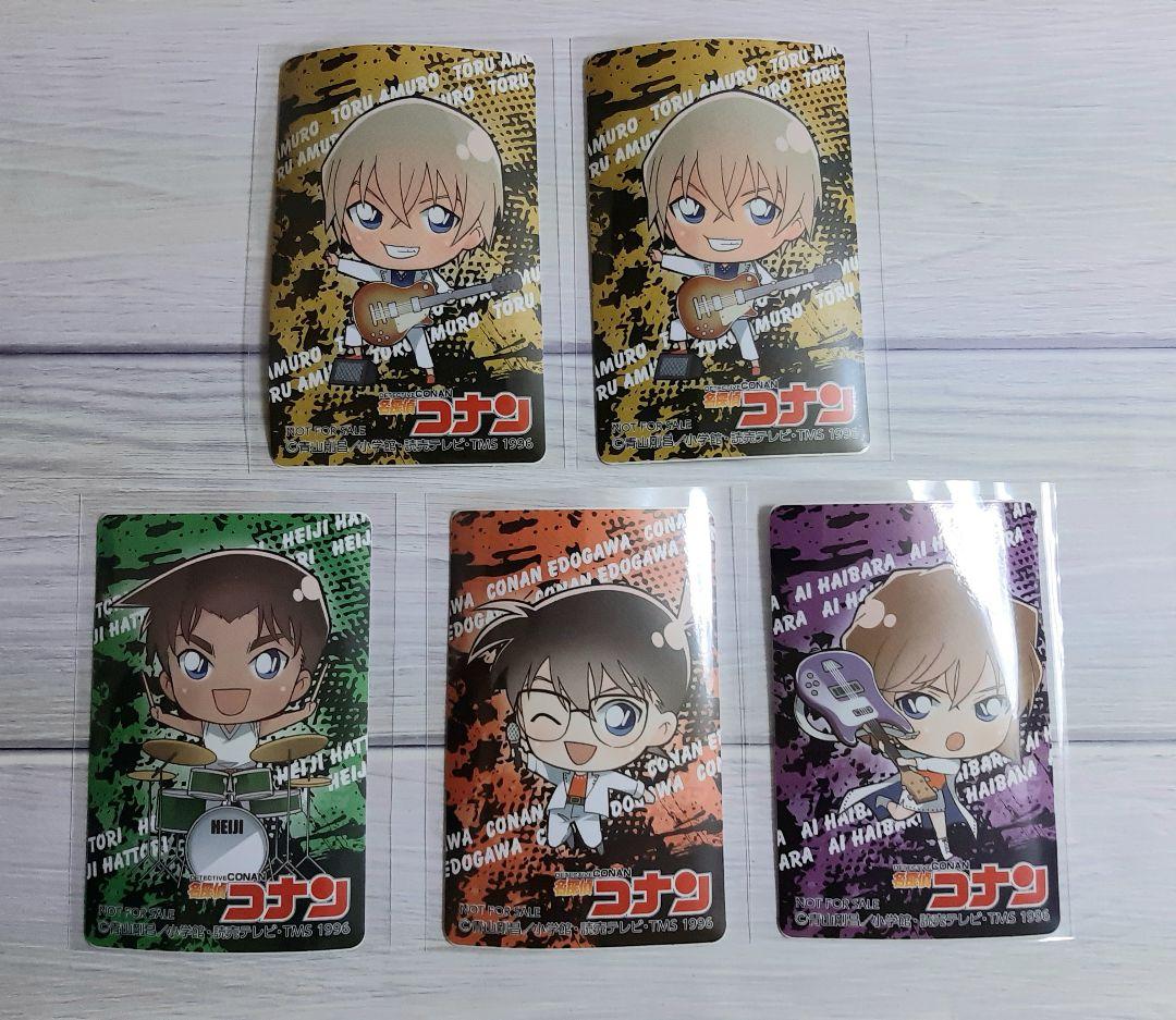 名探偵コナン AJ2019 特製ICステッカー 5点セット