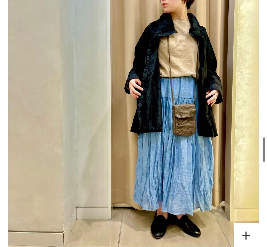 【pas de calais】牛革レザーポーチ✴︎黒