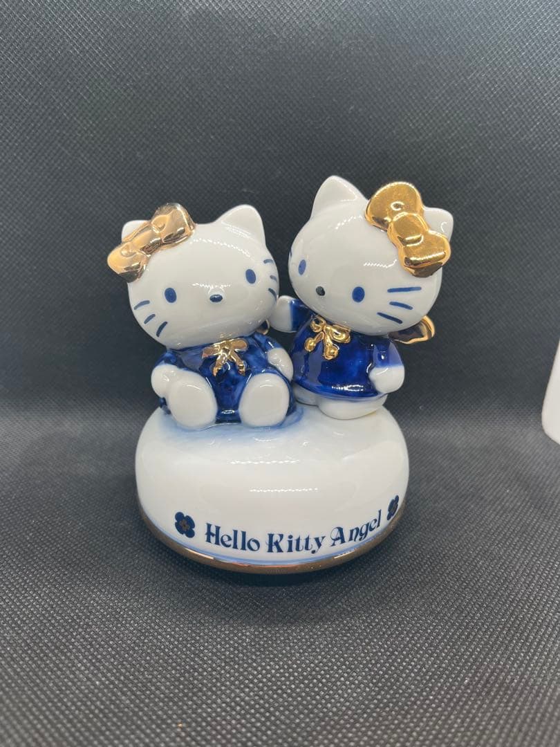 サンリオ　ハローキティ　ミミィ　天使　オルゴーレトロ　陶器