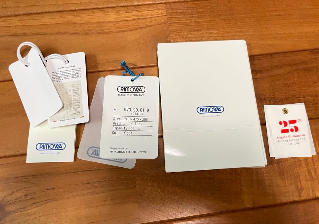 リモワ　ユナイテッドアローズ別注　63L