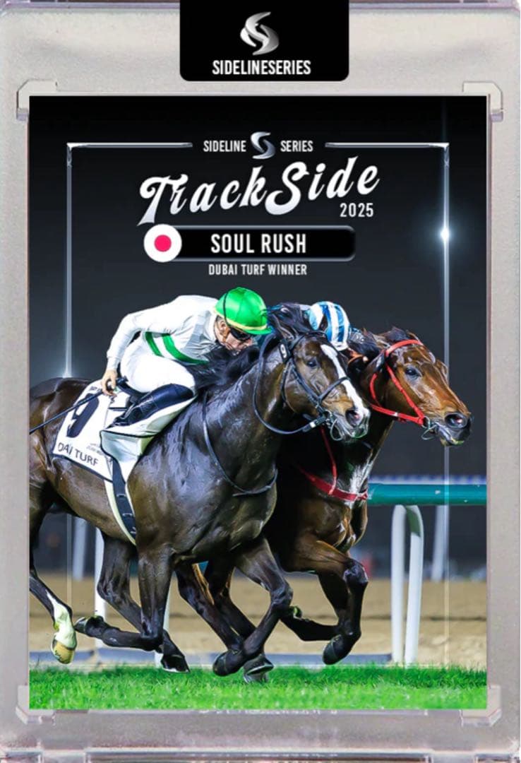 ソウルラッシュ 世界限定 ホースレーシングカード 競馬　ドバイターフ
