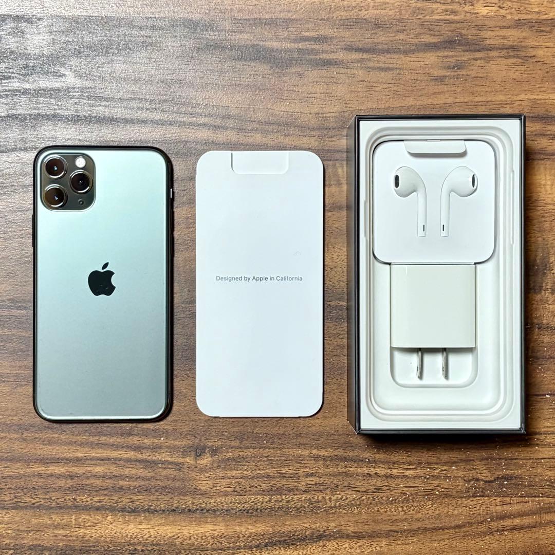 Phone 11 Pro 64GB ミッドナイトグリーン SIMフリー 付属品有