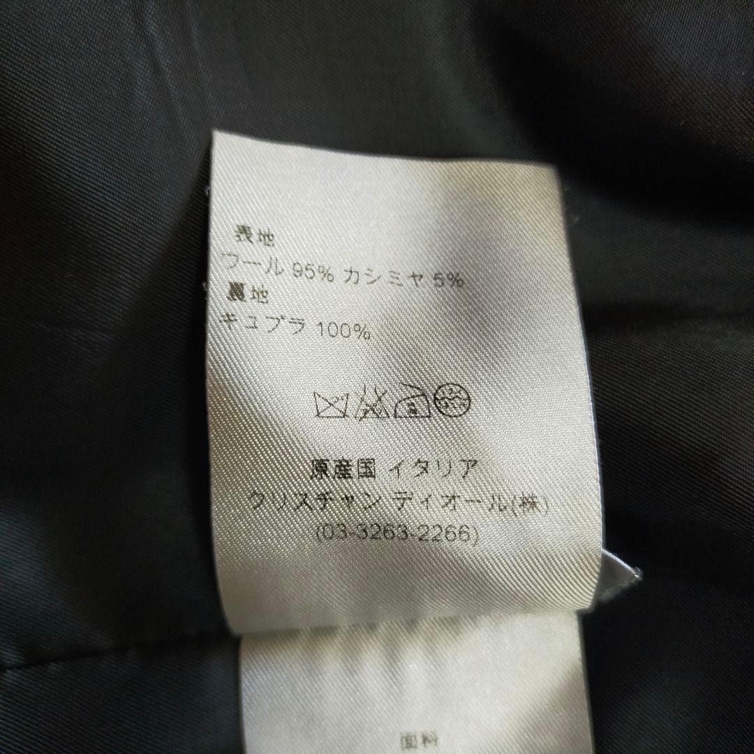 イタリア製　カシミヤ混　DIOR HOMME　44　テーラードベスト　ジレ