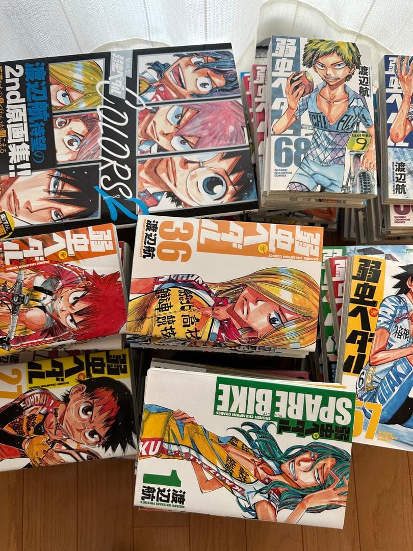 弱虫ペダル 1～96巻+外伝14巻＋原画集カラーズ2