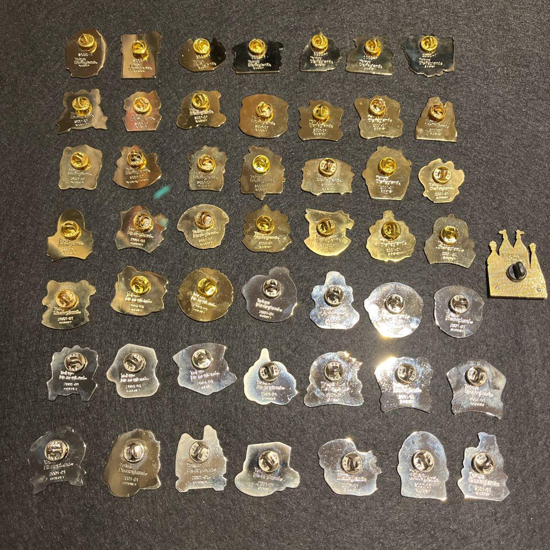 【キーマカレー様】東京ディズニーランド・ディズニーストア ピンバッジ 50点