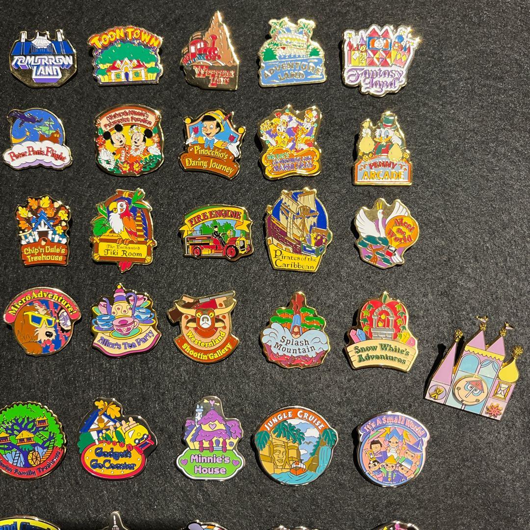 【キーマカレー様】東京ディズニーランド・ディズニーストア ピンバッジ 50点