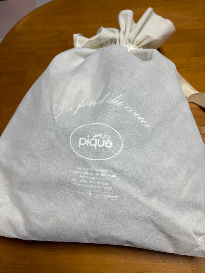 PIQUE ダークグレー 猫デザイン ルームウェア F