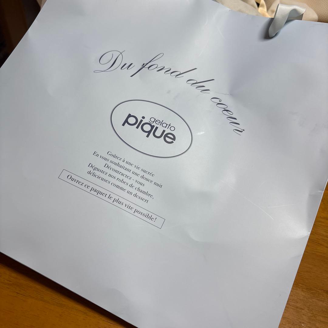 PIQUE ダークグレー 猫デザイン ルームウェア F