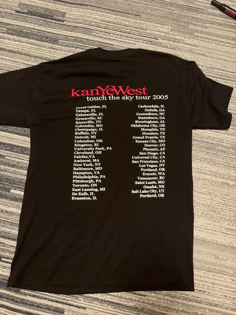 ミュージシャン KANYE LATE REGISTRATION TOUR TEE