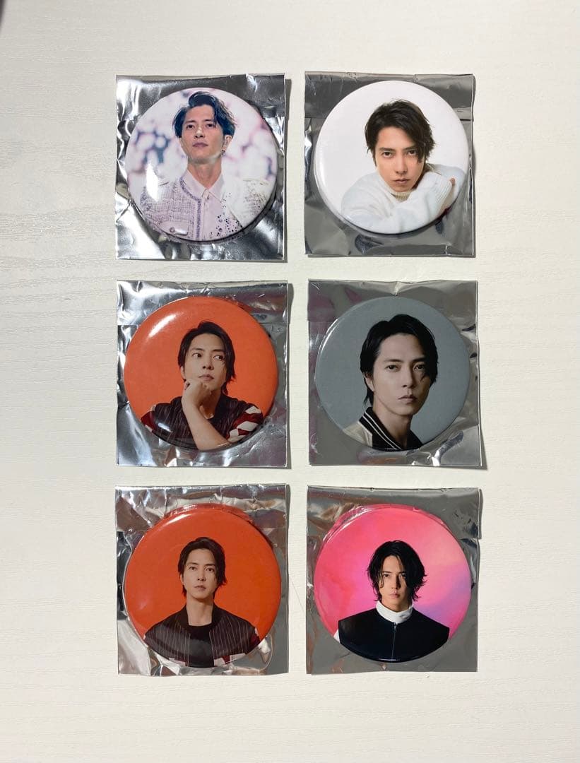 山下智久 アジアツアー2024 缶バッジ 全6種 セット