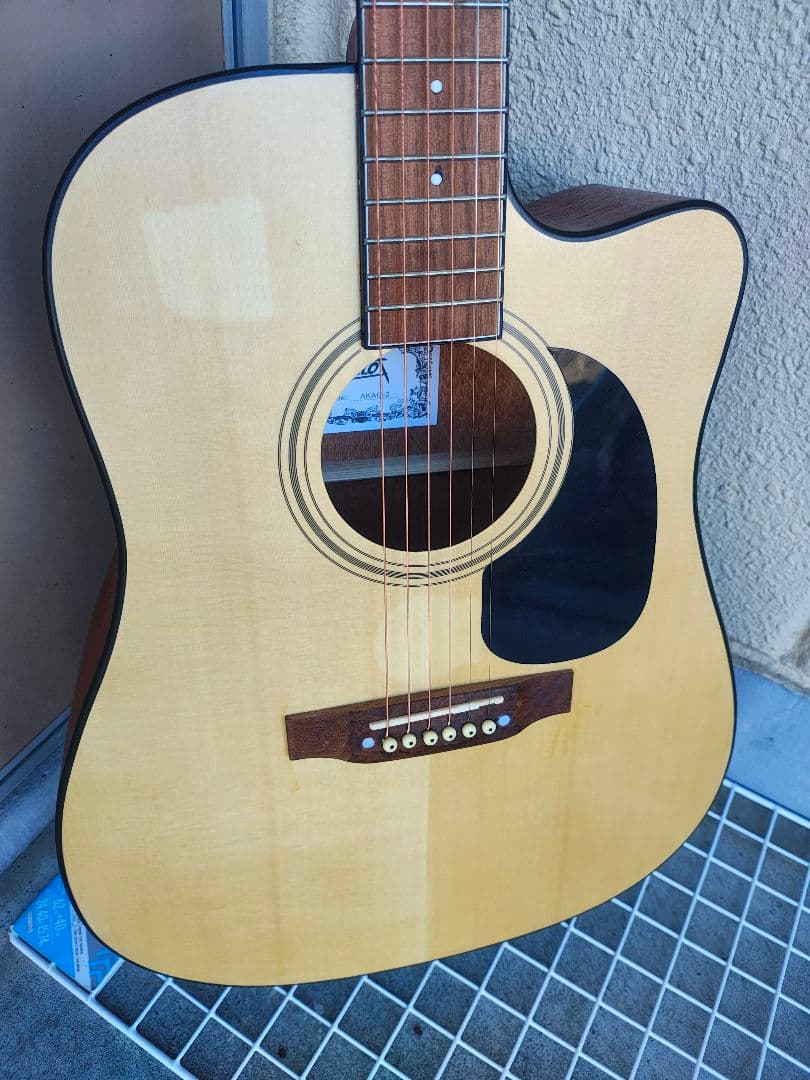 美品 AKLOT AKAG-2 ピックアップ付エレアコ 付属品多数