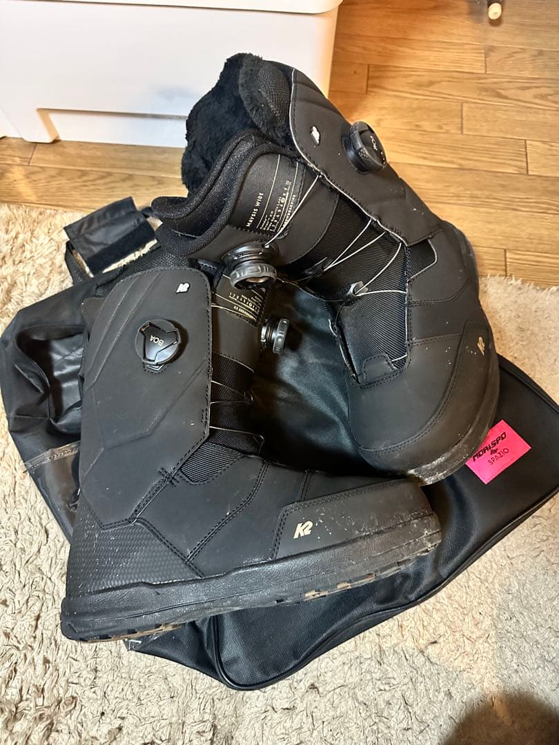 K2 スノーボードブーツ ブラック サイズ10 VOLCOM グローブ