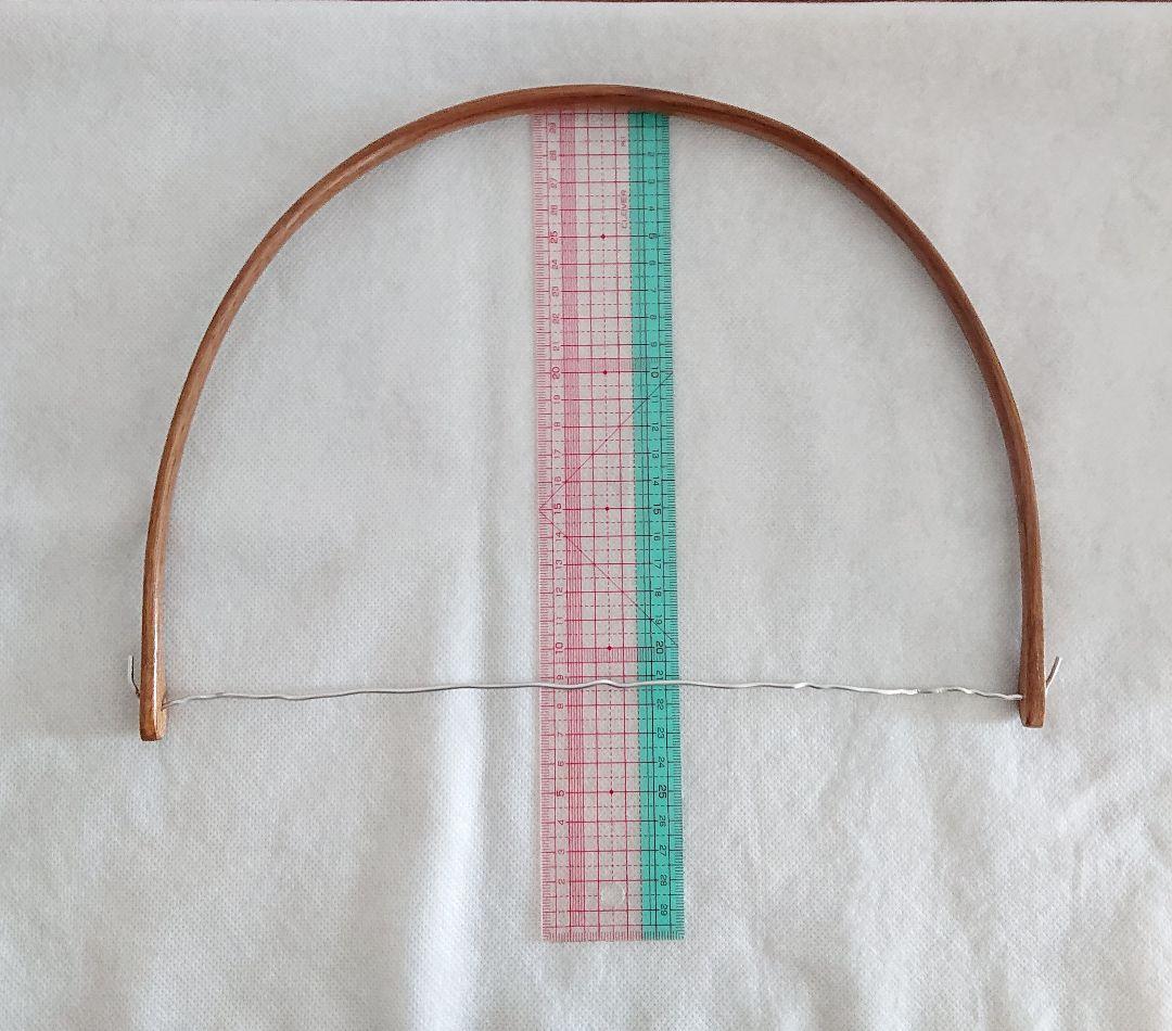 ナンタケットバスケット12インチ用 木製ハンドル(ウォルナット)