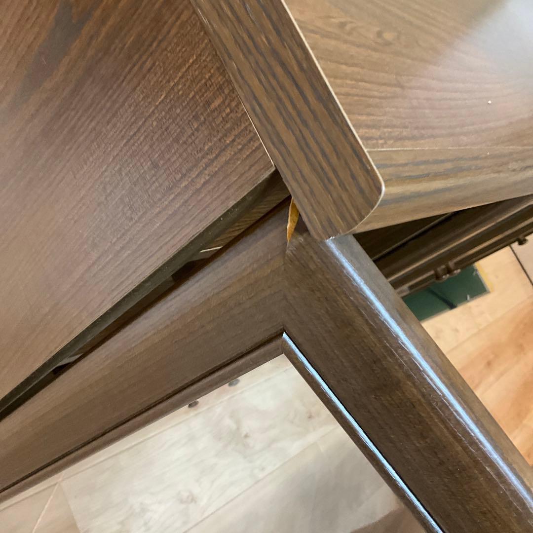 美品　高級大型サイドボード　木製キャビネット　収納容量大　ガラス扉　鏡　引き出し