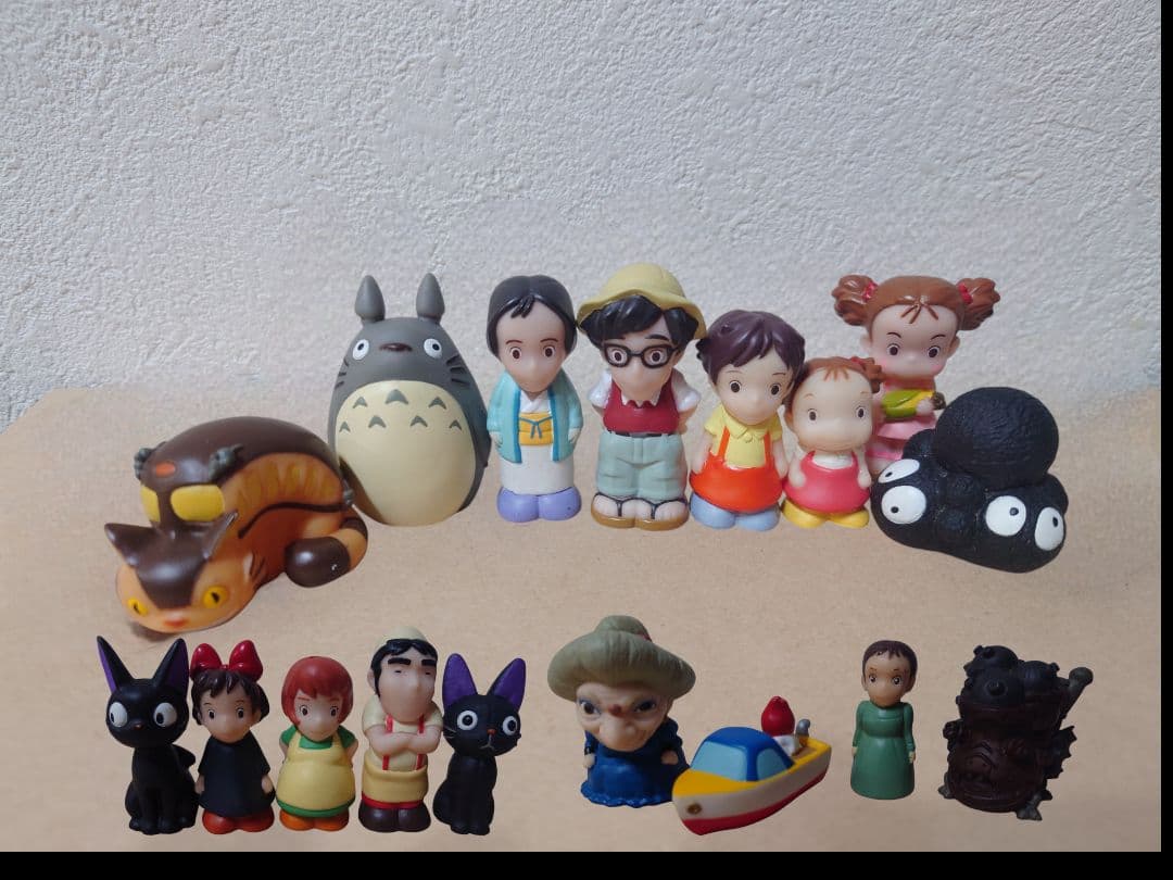 ジブリキャラクター 指人形 まとめ売り となりのトトロ 魔女の宅急便 他