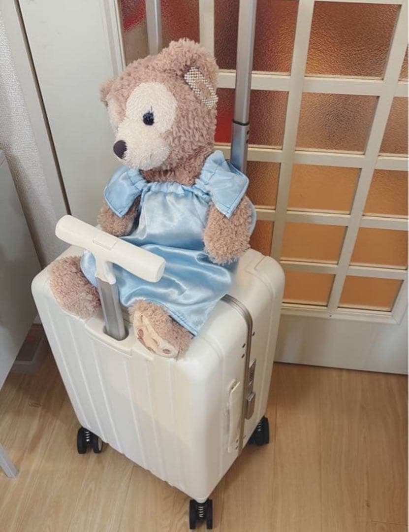 新品未使用 多機能子供乗れるスーツケース　40リットル　白