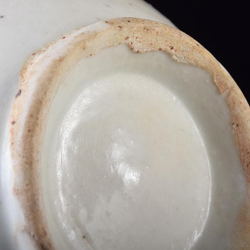 朝鮮美術　李朝　白釉　盃　V　R8284