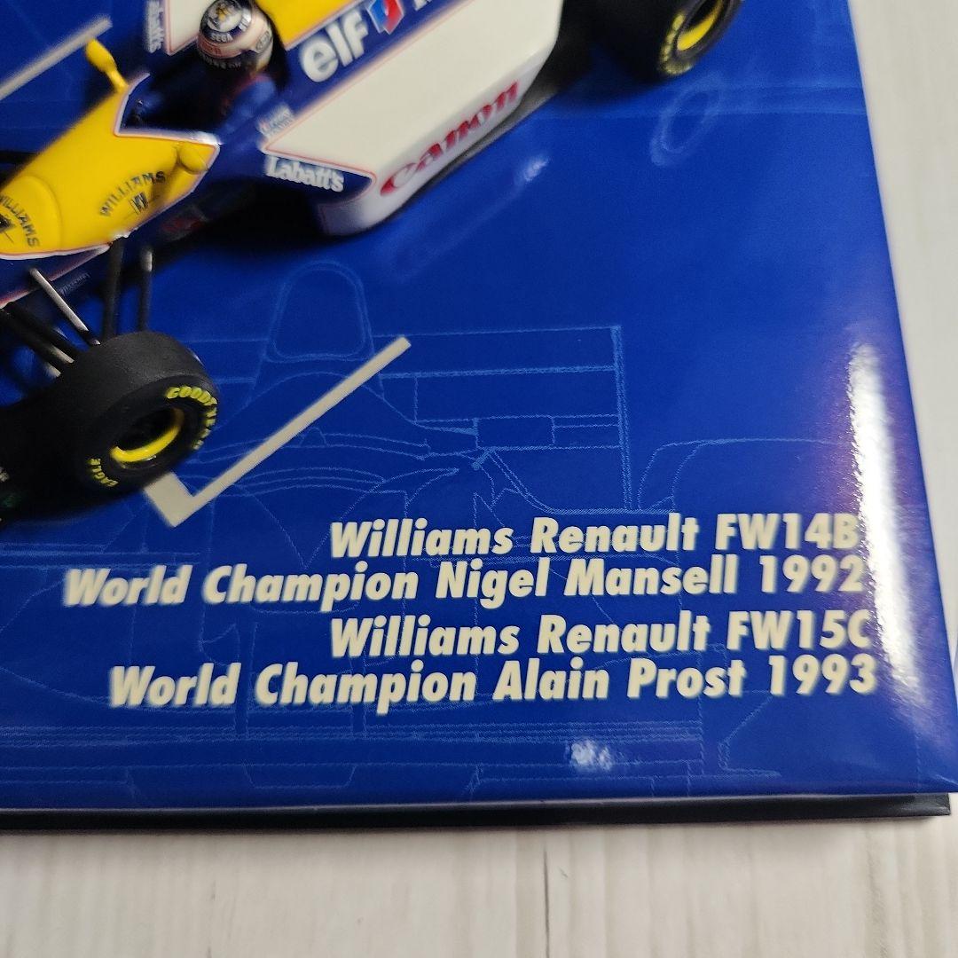 1/43 ウィリアムズルノー　FW14B FW15C ワールドチャンピオンセット