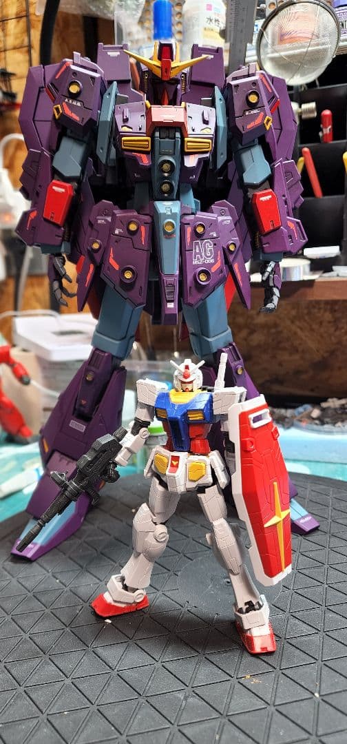 フ*ー様 海外製プラモ　1/72 Z(サイコガンダムmk-IIカラー)