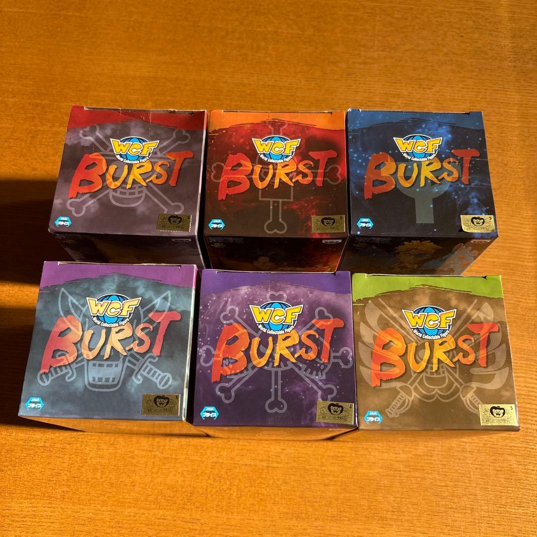 ワンピースフィギュア ワーコレ BURST 全6種 新品未開封セット‼️