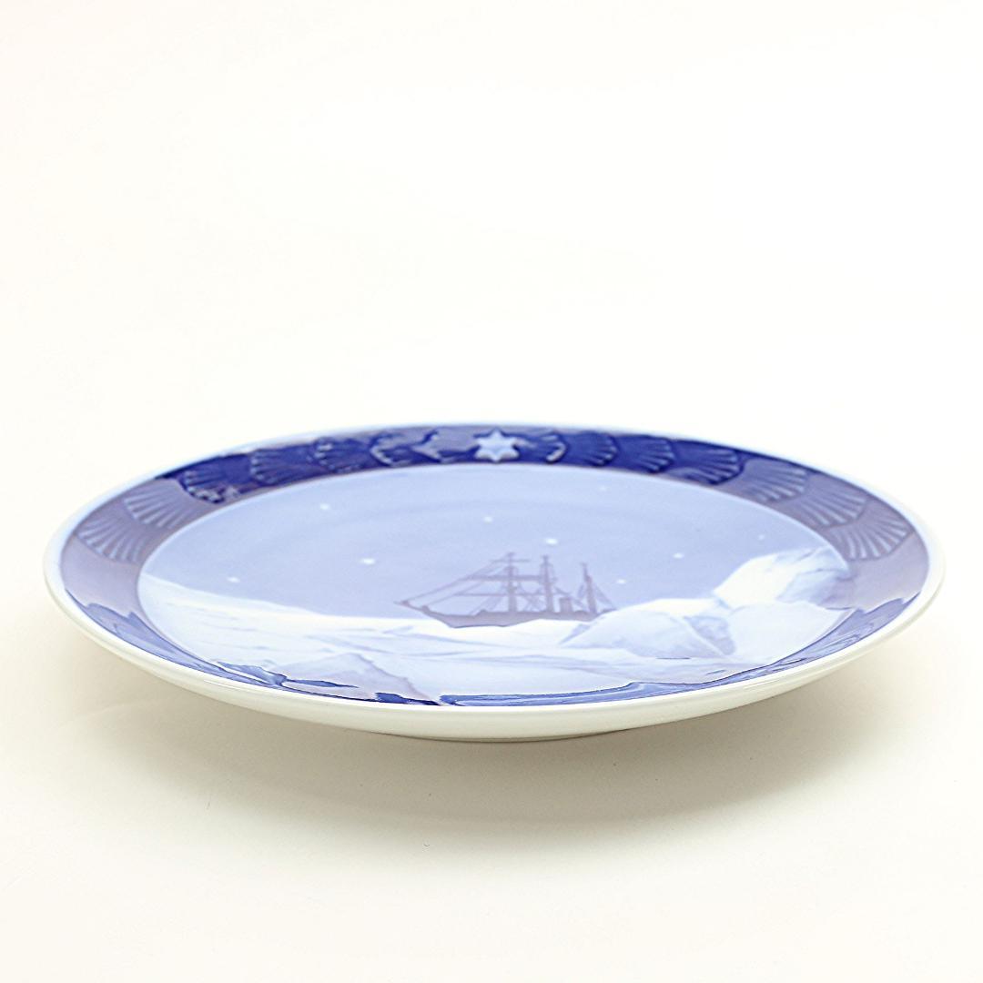 1939年「流氷の海を航行する帆船」 イヤープレート ロイヤルコペンハーゲン