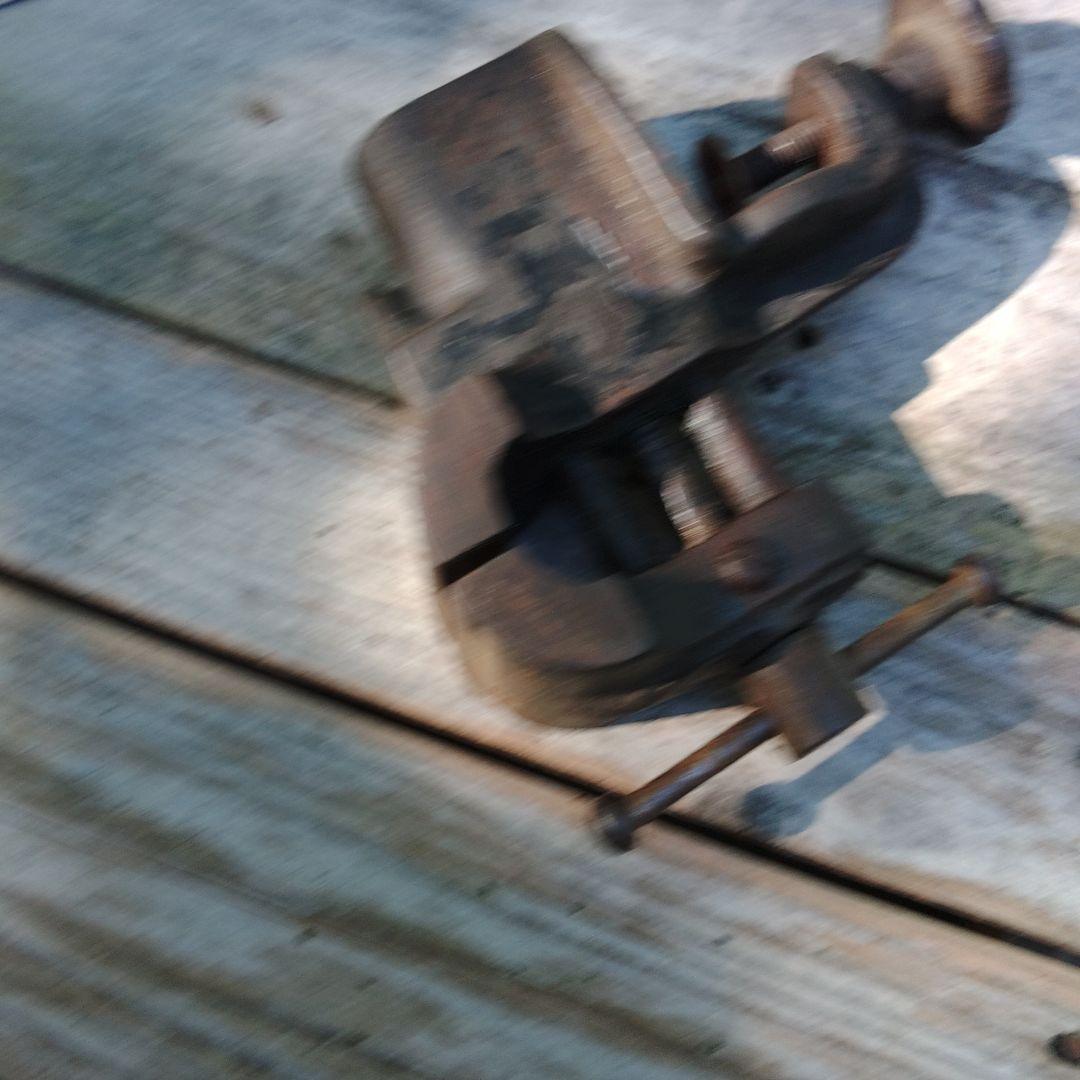 昭和レトロ　万力と滑車