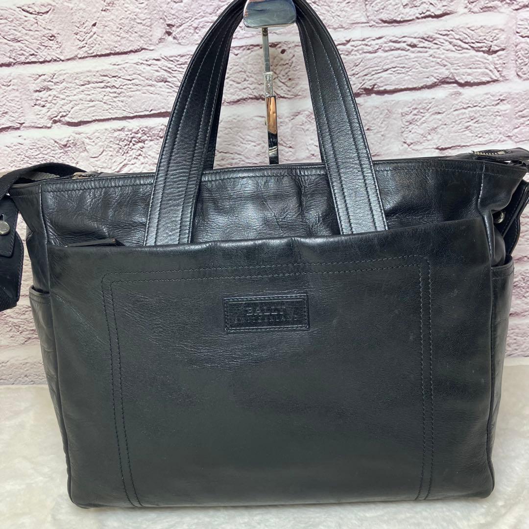 バリー✨トレインスポッティング 2way A4 レザー 本革 ビジネスバッグ