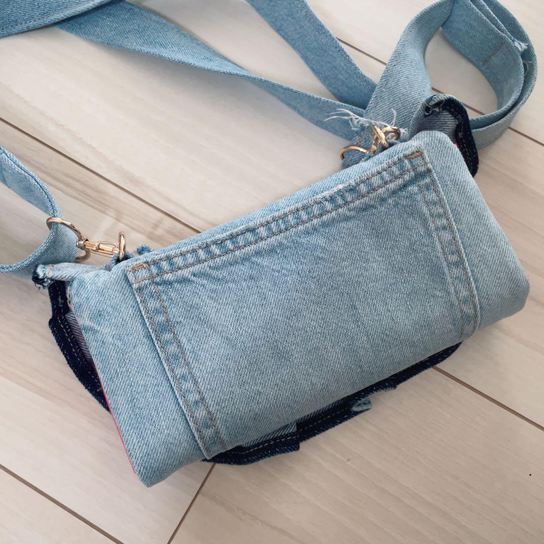 専用2点おまとめ デニリメイク フリル ウォレット ショルダー