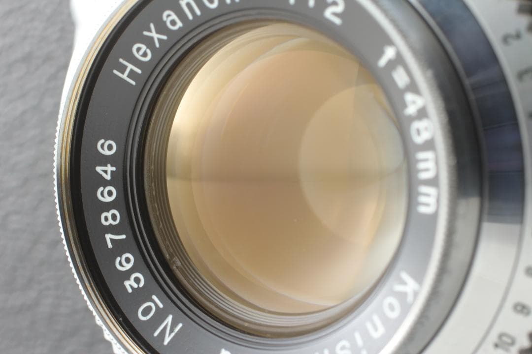 コニカ iii Hexanon 48mm F/2 レンジファインダー c4004