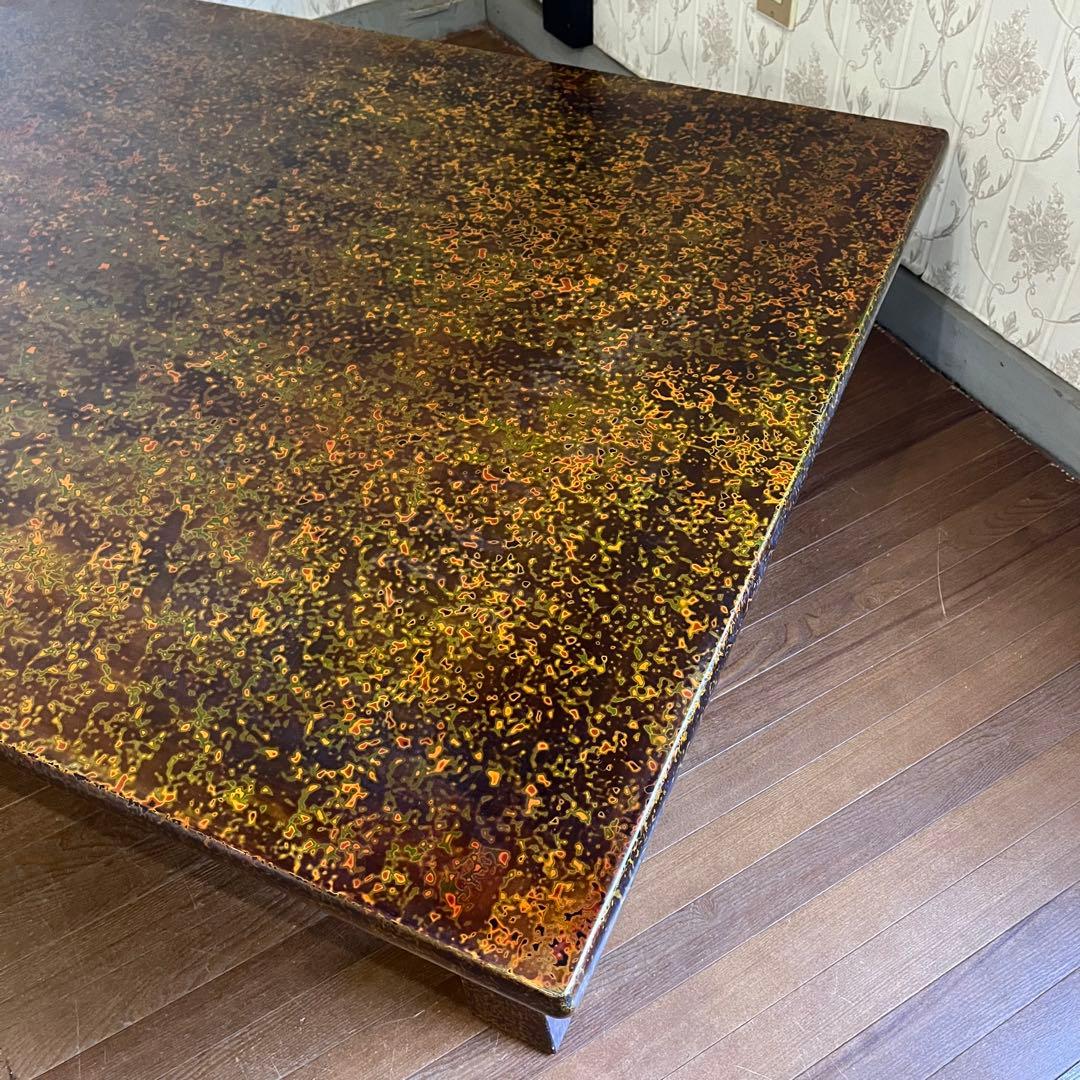 【アンティーク】津軽塗り 座卓 ちゃぶ台 センターテーブル 座敷机 工芸品