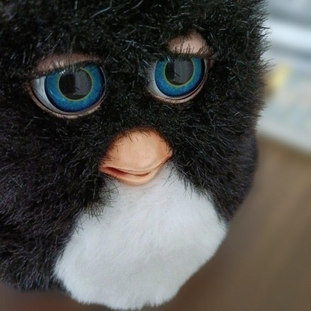 ファービー 2 ミルキーパンダ 英語　furby 黒　青目　2005