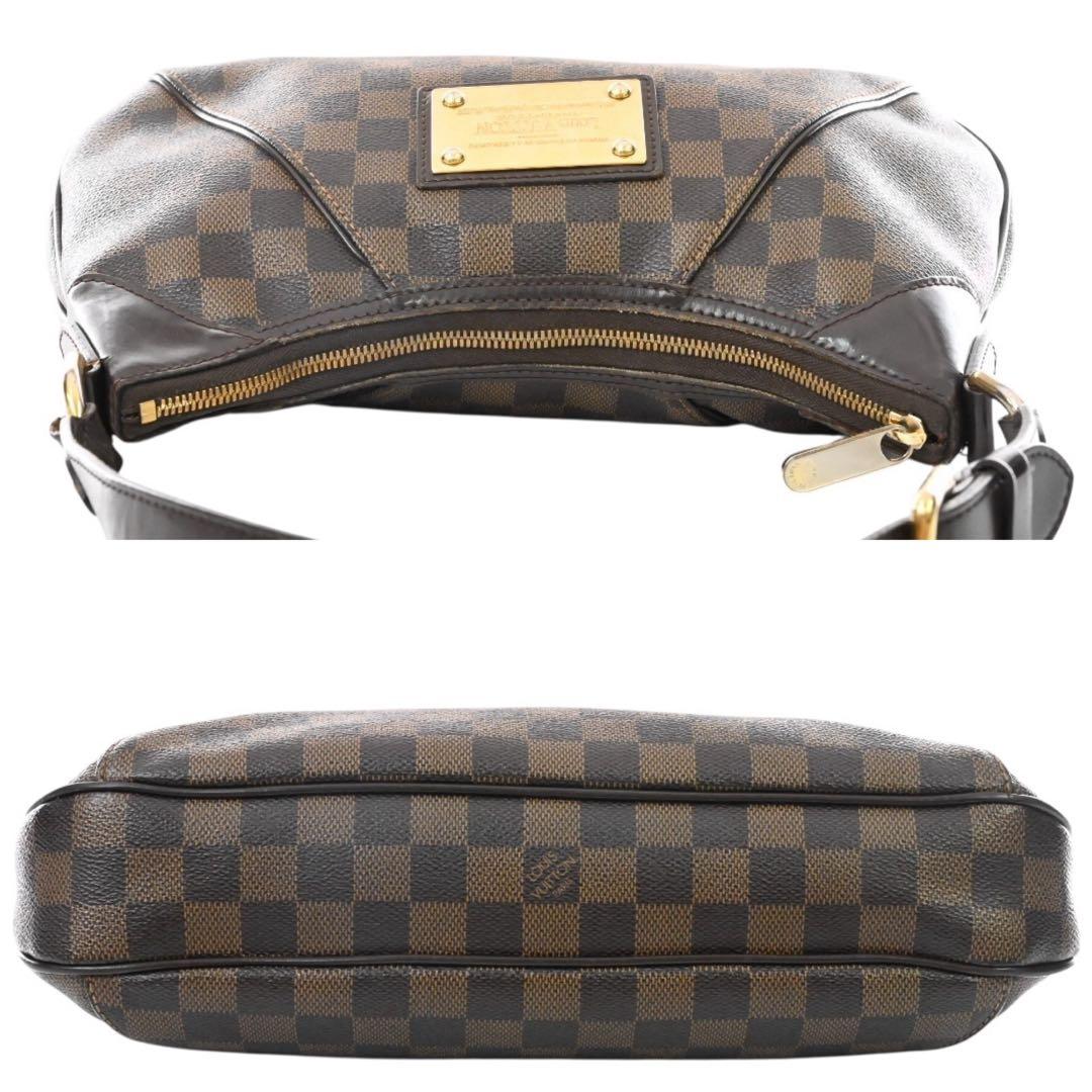 【美品】ルイヴィトン　テムズPM ショルダーバッグ　　　ブラウン　レザー