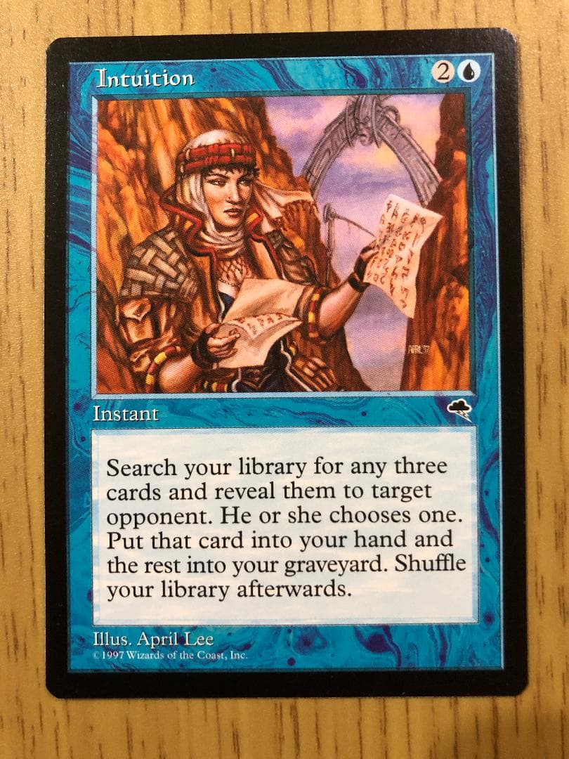 直観/Intuition 英語 テンペスト TMP MTG