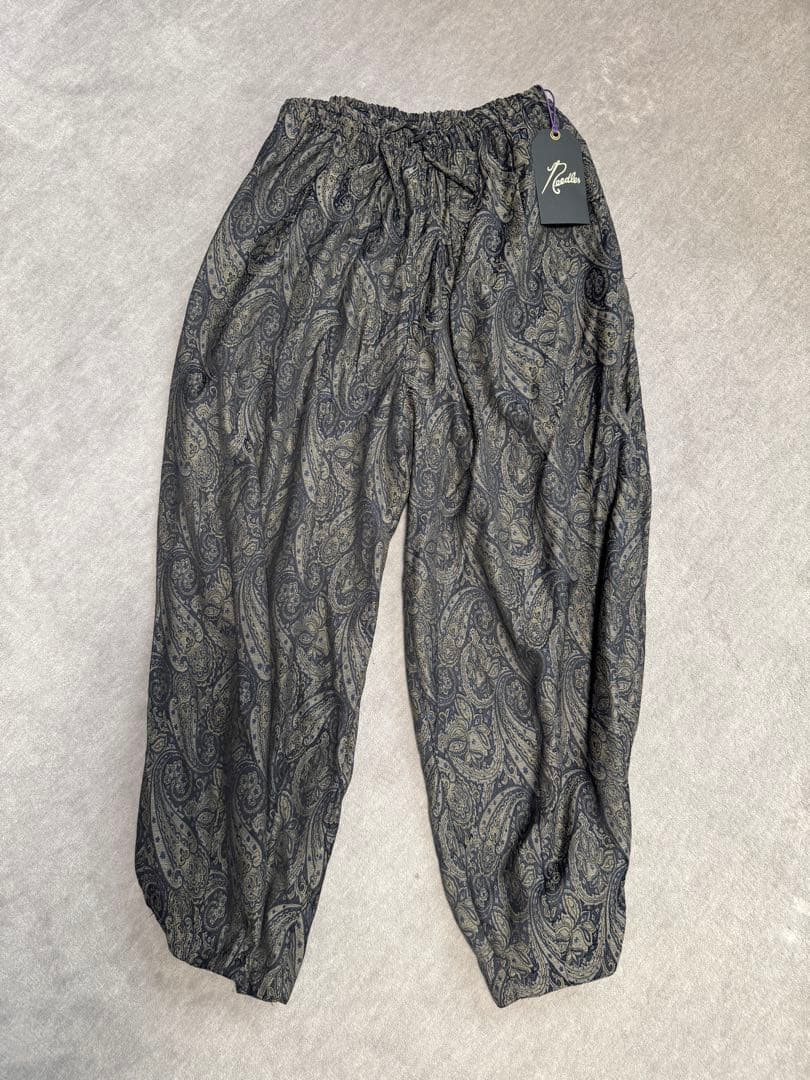 新品 Needles ペイズリー柄 ワイドパンツ　M