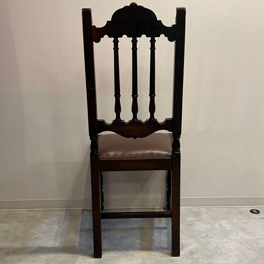 ハイバックチェアダイニングチェア　イギリス　アンティーク