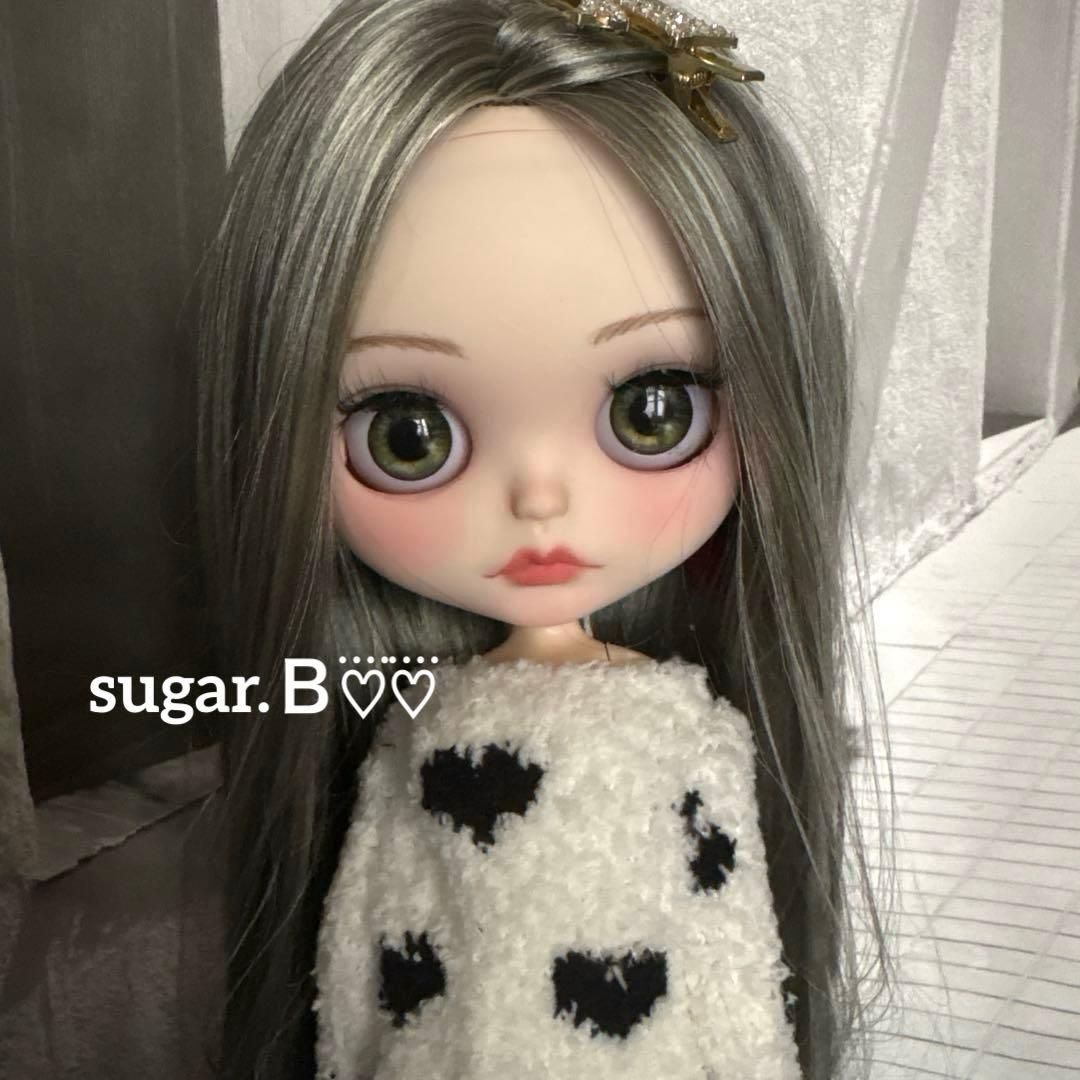 アイシードールカスタム❤︎モスグリーンmix×シルバー❤︎