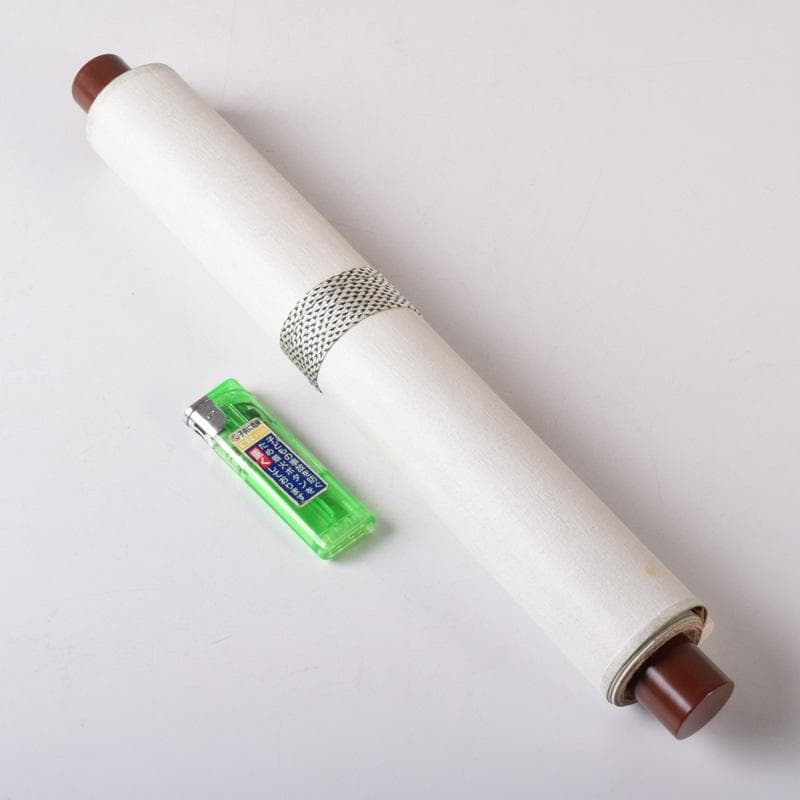 掛軸　前大徳　藤井誡堂筆　一行書　「白鶴舞老松」　共箱　C　7737A