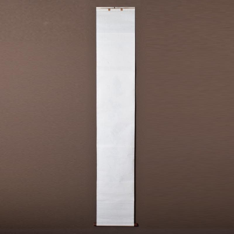 掛軸　前大徳　藤井誡堂筆　一行書　「白鶴舞老松」　共箱　C　7737A