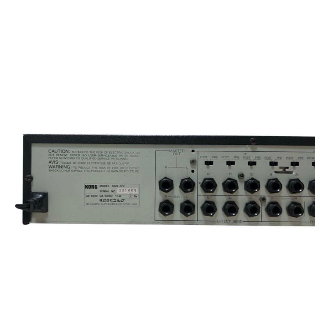 【美品】KORG KMX-122 ラインミキサー コルグ