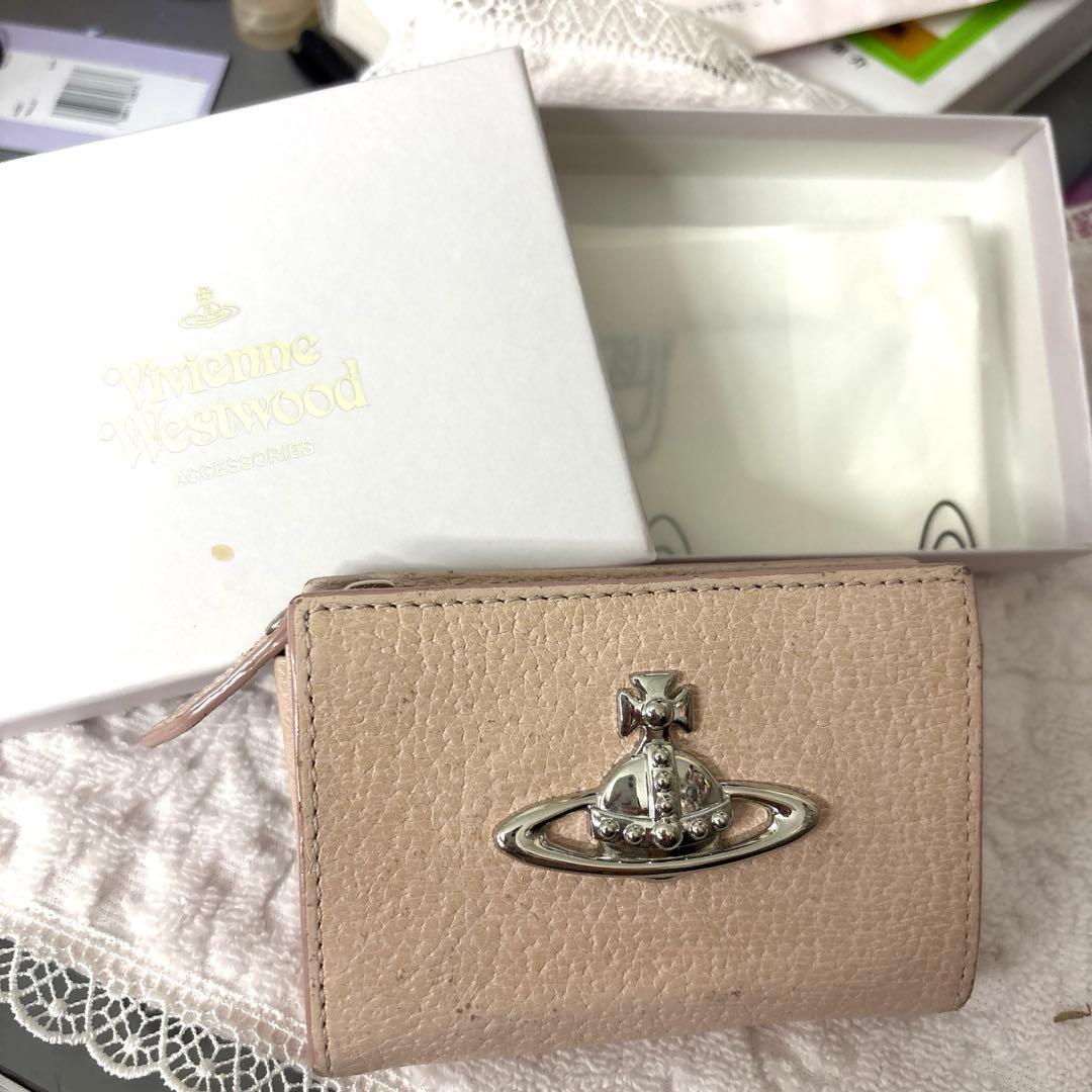Viviennewestwood ファスナー付き 財布　小銭入れ　銀色