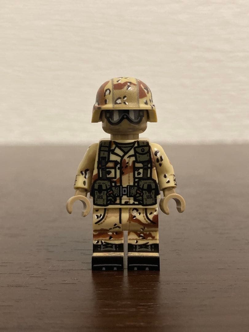 【なにわのアッキー】brickmania湾岸戦争米軍海兵隊ミニフィグ5体