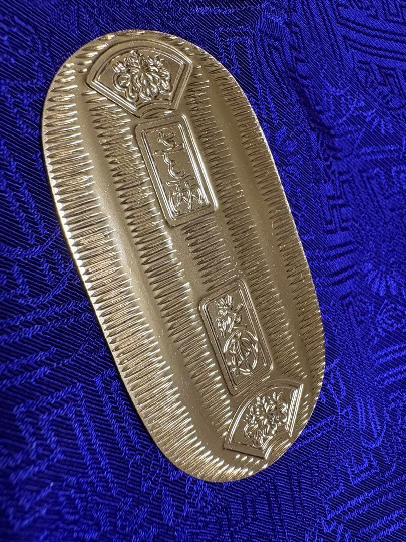 悪代官セット 慶長小判 二十五両　3包セット　金箔貼り　桂記章