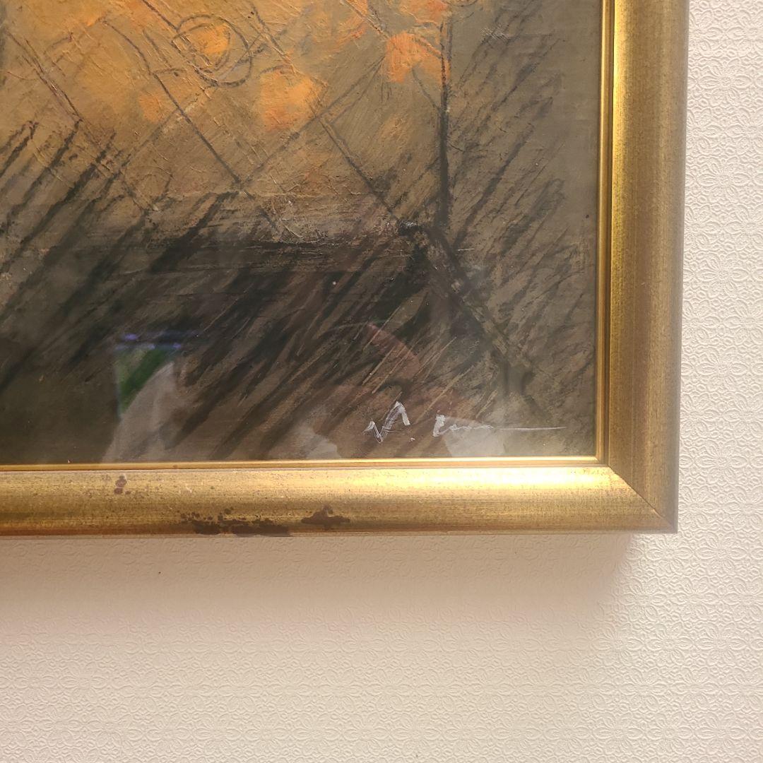 絵画　花瓶　油絵