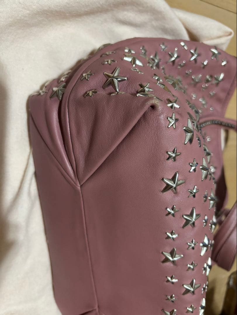 JIMMY CHOO スタースタッズトートバッグ