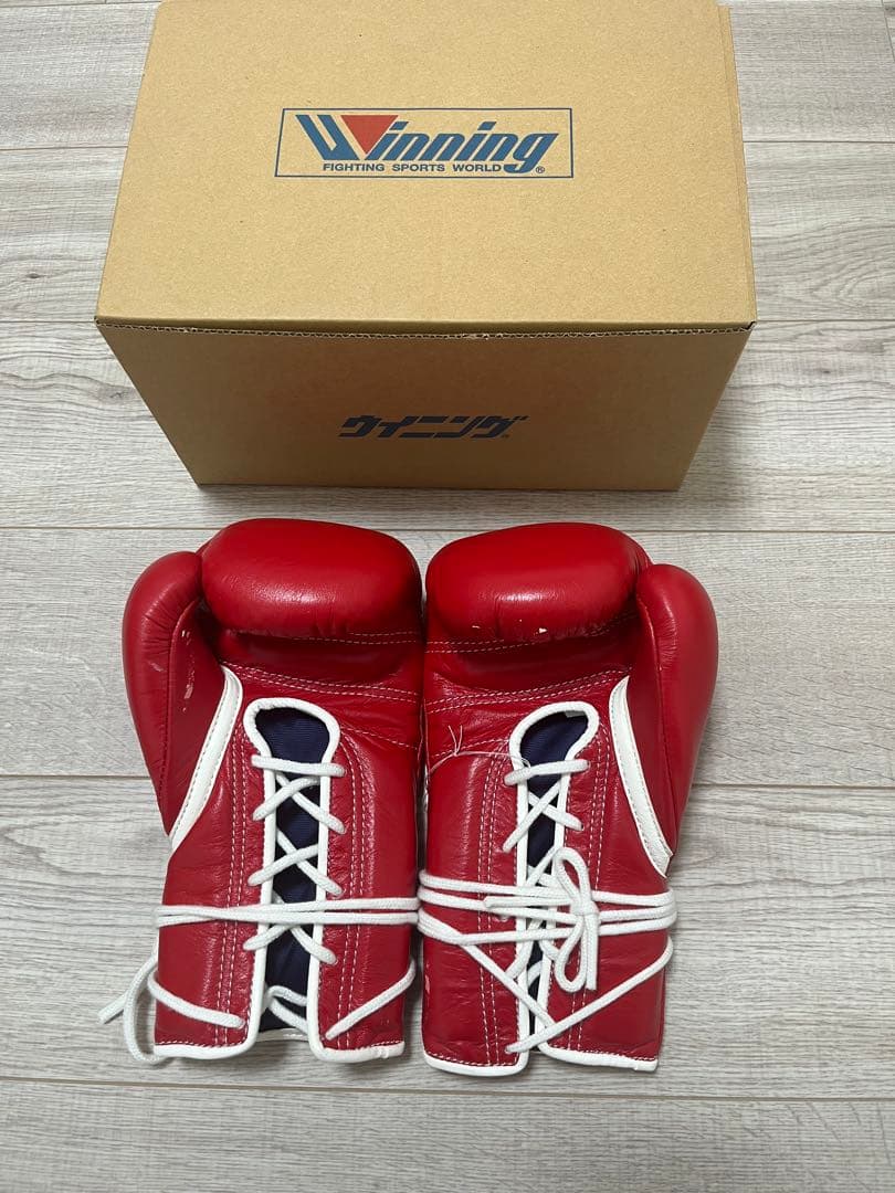 ボクシンググローブ　 ウイニング 8オンス 畑山　隆則　直筆サイン