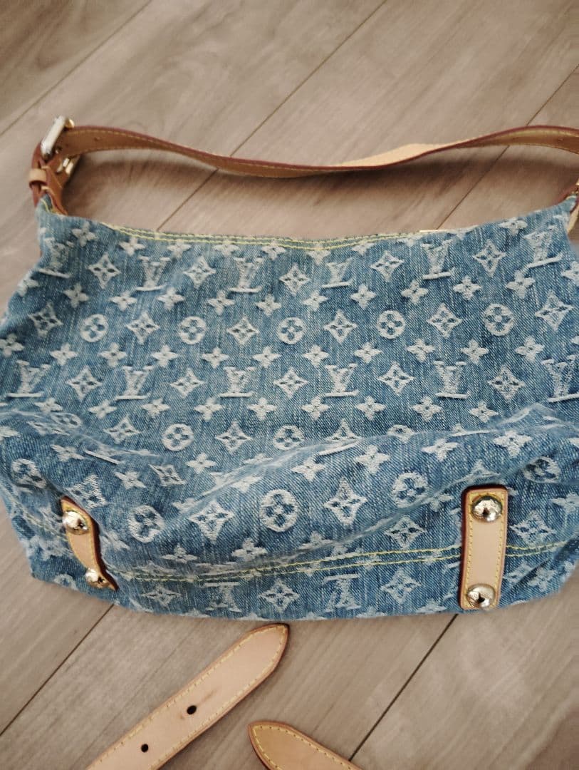 ルイ・ヴィトンデニムブルー ショルダーバッグ