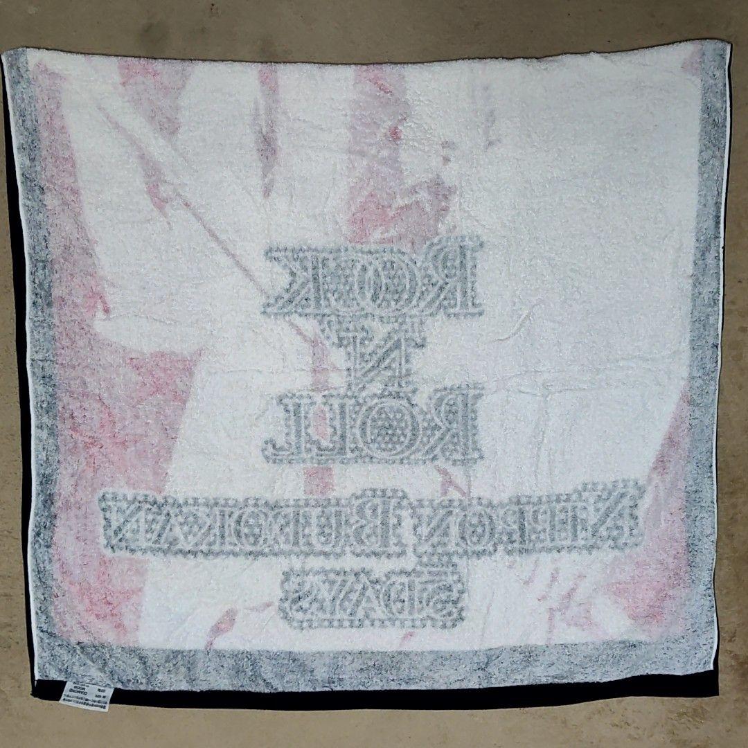 矢沢永吉 E YAZAWA 定番ロゴ 矢沢永吉 大判柄タオル